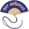 LEGAMI Faltfächer Out of Office Blau – Handfächer Produktbild-Vorschau 1