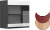 Küchenglasschrank Vicco R-Line Weiß 60 cm J-Shape, Model Produktbild-Vorschau 6