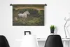 MuchoWow® Wandteppich Wandbehang Pferd - Weiß - Island Produktbild-Vorschau 4