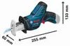 Bosch GSA 12V-14 Professional, Černá, Modrá, Šedá, 3000 Náhled obrázku produktu 9