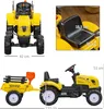HOMCOM Šlapací traktor s přívěsem Šlapací auto Traktor Náhled obrázku produktu 3
