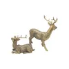 Deko-Hirsch Golden, 2er Set, Höhe 13 cm, 23 cm Produktbild-Vorschau 3