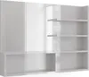 Spiegelregal Vicco  Weiß Hochglanz 89.8 x 65 cm mit offenen Produktbild-Vorschau 1