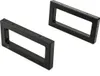 2x Wandkonsole Waschtischhalterung Regalträger matt schwarz Produktbild-Vorschau 10