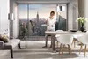 Komar Fototapete "Penthouse", grau, 368 x 254 cm Produktbild-Vorschau 1