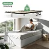 Bett mit Bettkasten 120x200 cm Metalllattenrost aufklappbar Produktbild-Vorschau 5