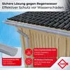INEFA 4m Dachrinnen Set Kunststoff NW125 Braun Komplettset Produktbild-Vorschau 4