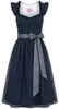 Dirndl Mavie 70cm Länge blau 34 Produktbild-Vorschau 1