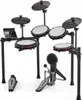 Alesis electronic drum set with multiple pads and cymbals, along with two pedals. Produktbild-Vorschau