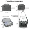 Reisetasche Set Damen, 46x23x35cm Weekender Handgepäck Produktbild-Vorschau 2