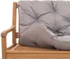 3 sitzer Hollywoodschaukel auflagen Grau 160 x 60 x 50 cm Produktbild-Vorschau 4