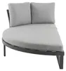 home24 Daybed - Aluminium / Webstoff - Grau Produktbild-Vorschau 5