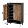 A diagram of a shoe cabinet with dimensions indicated. Náhľad obrázku produktu