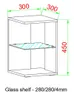 VCM Holz Beistelltisch mit ESG-Sicherheitsglas | Couchtisch Produktbild-Vorschau 4