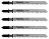 Lot de 5 lames MAKITA A-85634 pour scie sauteuse (bois, Voir les images du produit 1