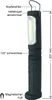 Kunzer Arbeitslampe, 18+5 LEDs schwarz PL-023.2SCHWARZ Produktbild-Vorschau 5
