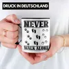 Trendation - Hund Pferd Reiter Tasse Geschenk Never Walk Produktbild-Vorschau 2