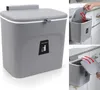 Kuchyňský odpadkový koš, nástěnný odpadkový koš s víkem Náhled obrázku produktu 1