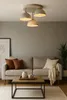 KAR LIGHTING Deckenlampe 3-flammig Beige – Moon Ecru Produktbild-Vorschau 8