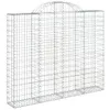vidaXL Gabionen mit Hochbogen 4 Stk. 200x30x160/180cm Produktbild-Vorschau 4