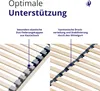7 Zonen Buche Lattenrost 90x200 mit 28 Latten  Buche Produktbild-Vorschau 2