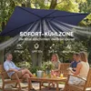 Outsunny Sonnenschirm LED Solar ca. 300 x 200cm knickbar Produktbild-Vorschau 6