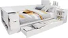Letto in legno Sweiko, letto per bambini, letto contenitore Anteprima dell’immagine prodotto 11