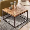Tavolino in legno massiccio di mango 55x40x55 cm Tavolo con Anteprima dell’immagine prodotto 1