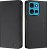 Kožené pouzdro pro Motorola Moto G75, flipové pouzdro s Náhled obrázku produktu 2