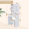 MODFU Schminktisch-Set mit verstellbarer LED-Beleuchtung, Produktbild-Vorschau 7
