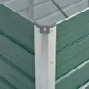 vidaXL Garten-Hochbeet Verzinkter Stahl 240x80x77 cm Grün Produktbild-Vorschau 3
