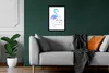 MuchoWow® MuchoWow® Gerahmtes Poster Blau - Lila - Flamingo Produktbild-Vorschau 6