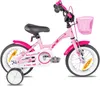 PROMETHEUS Kinderfahrrad 12 Zoll Mädchen in Rosa Lila & Produktbild-Vorschau 7