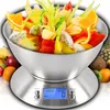Bilancia da cucina digitale con ciotola in acciaio inox con Anteprima dell’immagine prodotto 1