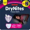 Packaging for Huggies DryNites Pyjama Pants, featuring a sleeping child. Podgląd zdjęcia produktu