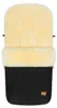 Fillikid Winterfußsack Bernina Lammfell schwarz/natur Produktbild-Vorschau 11
