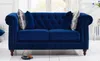 Chesterfield Sofa Couch Polster Stoff Leder Couchen  Produktbild-Vorschau 3