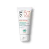 A white tube of sunscreen with orange and green text and graphics, set against a white background. Náhled obrázku produktu
