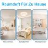 A collage of three different rooms in a house, each showing a different setting where a product might be used. Produktbild-Vorschau