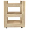 vidaXL Kuchyňský vozík Sonoma Dub 60x45x80 cm výrobek ze Náhled obrázku produktu 5