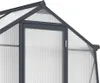 Westmann Aurora 68 Serre avec fondation Anthracite 2,5x2 m Voir les images du produit 4