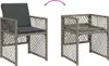 17-tlg. Garten-Essgruppe mit Kissen Grau Poly Rattan Produktbild-Vorschau 7