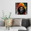 DEQOART Glasbild Echtglas 50x50 cm 'Urbane Mystik' Wandbild Produktbild-Vorschau 3