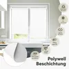 Verdunklungsrollo 70x210cm Weiß Thermorollo Fensterrollo Produktbild-Vorschau 3
