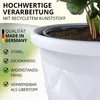 Plastard Blumentopf Capri Ø 35x30 cm Weiß - Pflanzkübel Produktbild-Vorschau 3