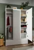 Armoire IMAGE 60B - blanc mat - 3 portes + 2 tiroirs - Voir les images du produit 2