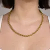 Goldkette Kordelkette Länge 50 cm - Breite 4,5 mm - 585-14 Produktbild-Vorschau 2