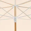 BELIANI Parasol ogrodowy beżowy materiał poliestrowy rura Podgląd zdjęcia produktu 8