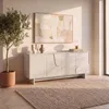 FLORA beige 160 cm 4-türiges Sideboard mit Produktbild-Vorschau 4