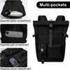 Rucksack, Rolltop Rucksack Herren Damen 25L-30L, Groß Produktbild-Vorschau 4